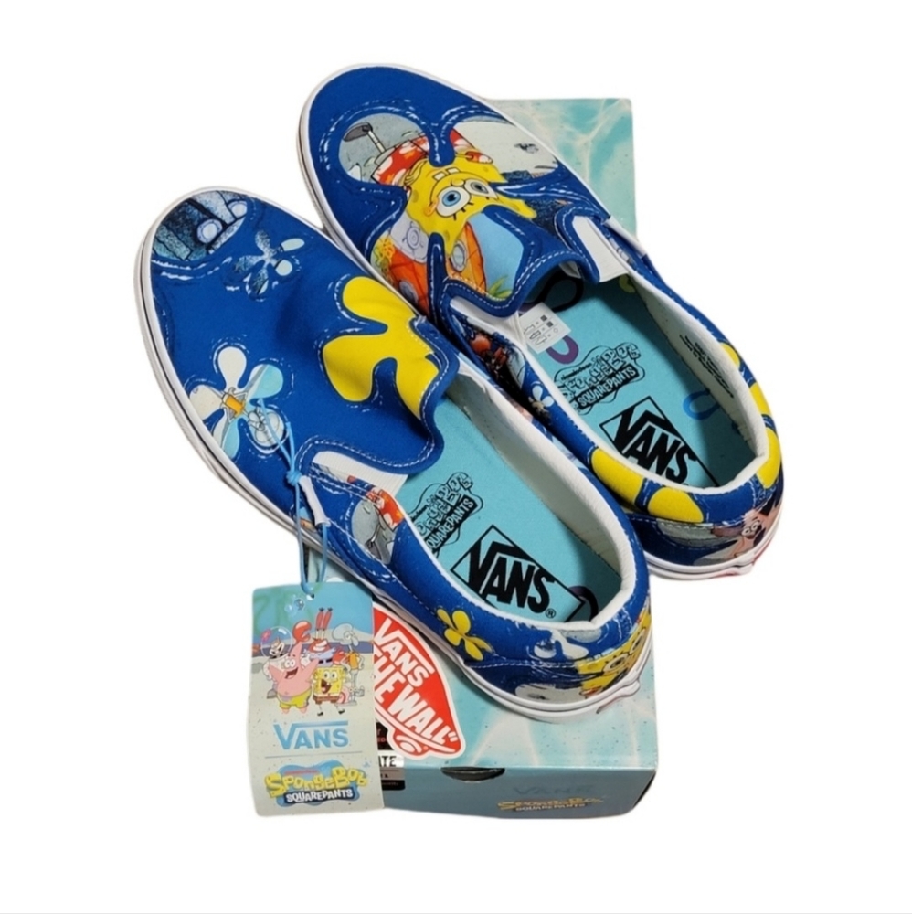 Vans x SpongeBob SquarePants Slip On Alohabob Limited‎ Edition 8.5/10